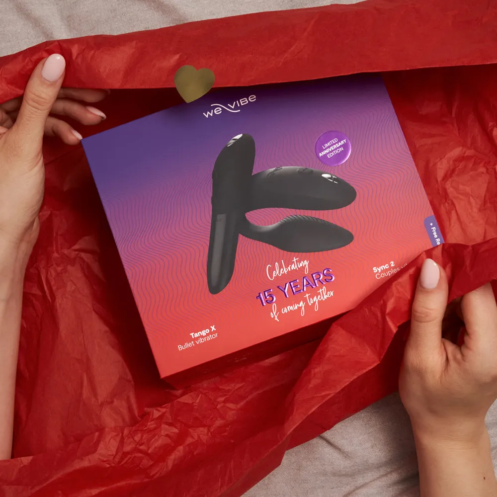 We-Vibe 15-Year Anniversary Sync 2 & Tango X Vibrator Collection