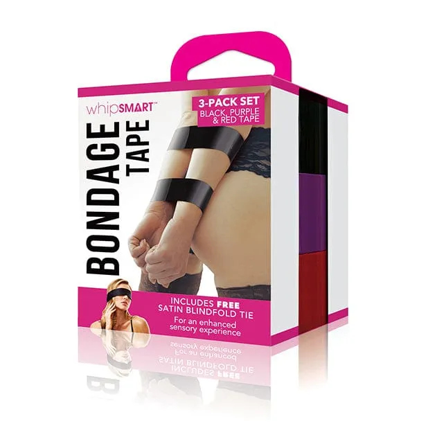 WhipSmart - Bondage Tape Pack of 3 (Multi Colour)
