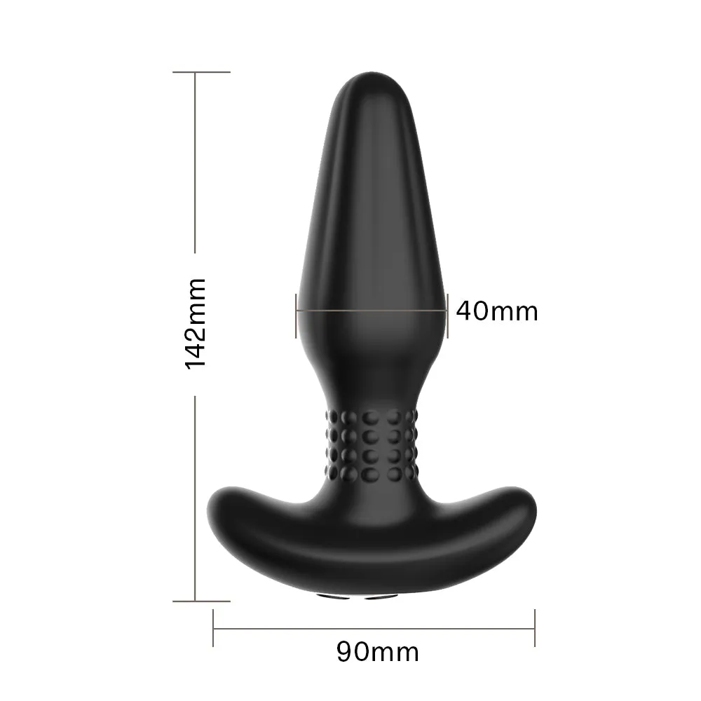 Winyi Bruce Vibrating Anal Plug With Rimming Rotating Beads
