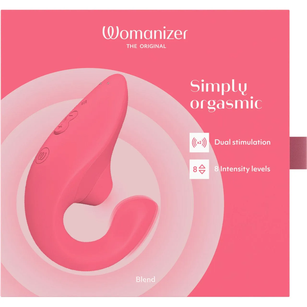 Womanizer - Blend The Original Clitoral Clit Stimulator with G Spot Dildo