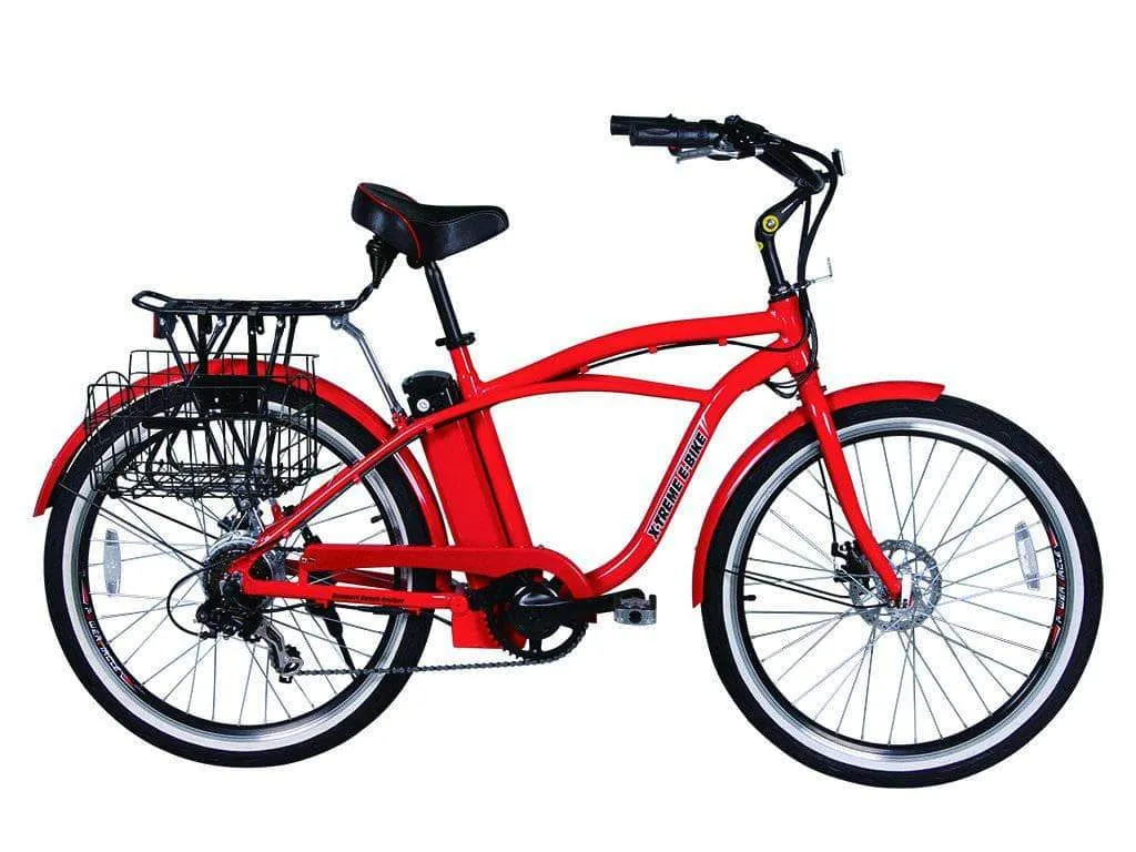 X-Treme Newport Elite Beach Cruiser Electric Bike [24V 300W]