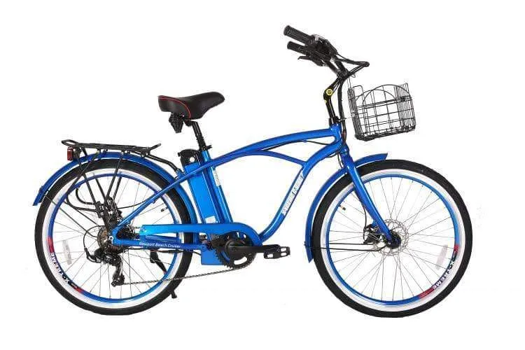 X-Treme Newport Elite Beach Cruiser Electric Bike [24V 300W]
