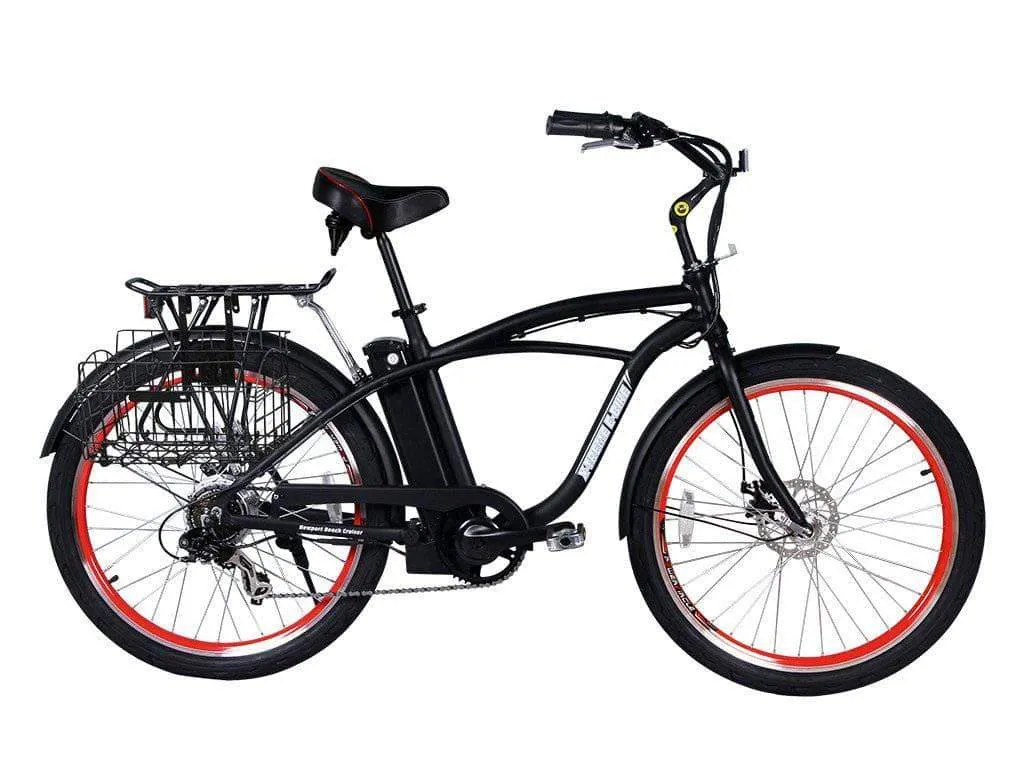 X-Treme Newport Elite Beach Cruiser Electric Bike [24V 300W]