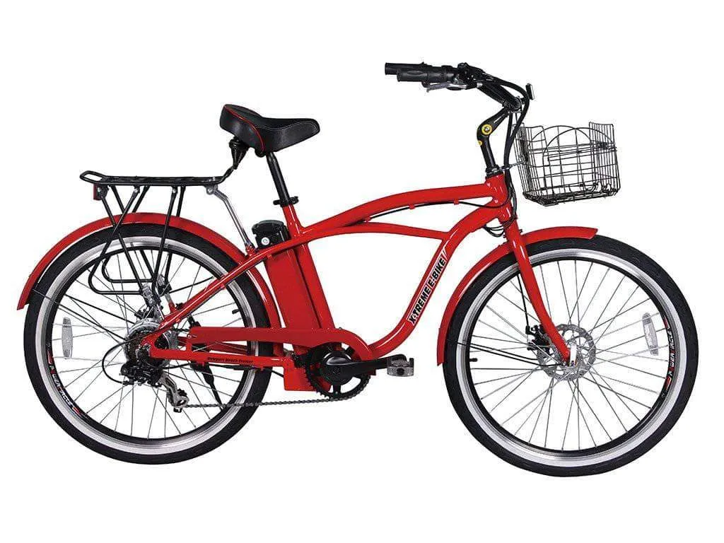 X-Treme Newport Elite Beach Cruiser Electric Bike [24V 300W]