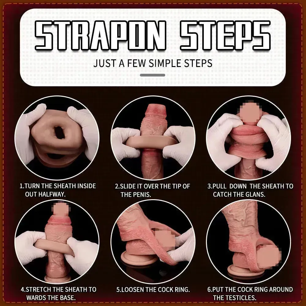 Xinghaoya Silicone Penis Extension Toy