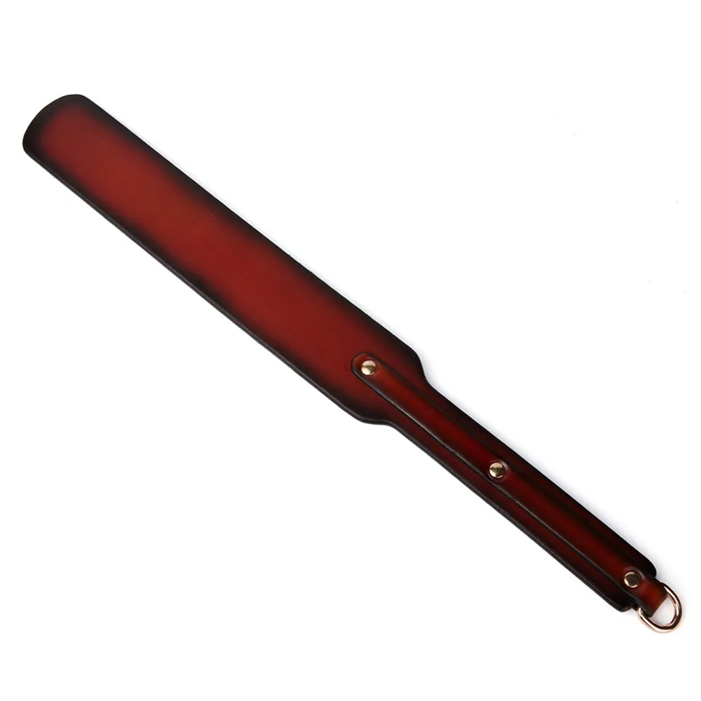 ZYL Long Studded Genuine Leather Spanking Paddle