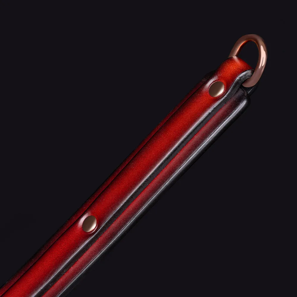 ZYL Long Studded Genuine Leather Spanking Paddle